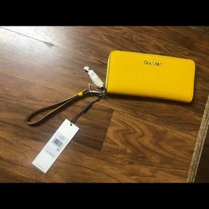 Brand new yellow Calvin Klein wallet